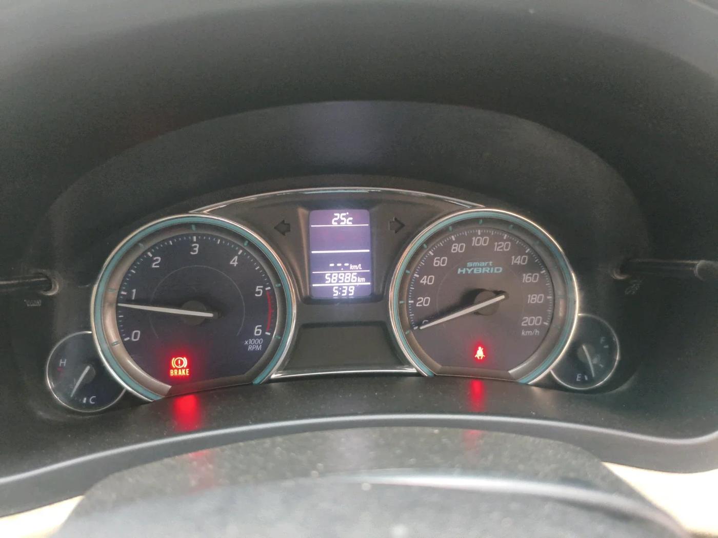 2017 Maruti Ciaz SIGMA DIESEL 1.3, Diesel, Manual, 58,986 km, interior