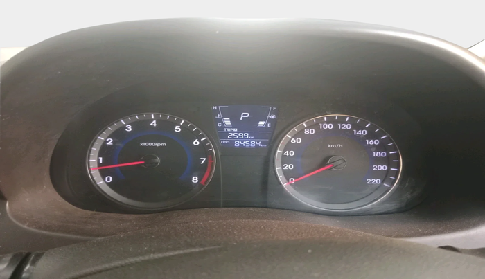 2016 Hyundai Verna 1.6 VTVT SX AT, Petrol, Automatic, 84,584 km, interior