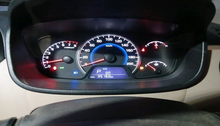 2017 Hyundai Grand i10 SPORTZ (O) AT 1.2 KAPPA VTVT, Petrol, Automatic, 35,160 km, interior