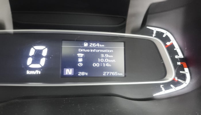 2022 KIA SONET HTK PLUS 1.0 IMT, Petrol, Manual, 27,765 km, interior