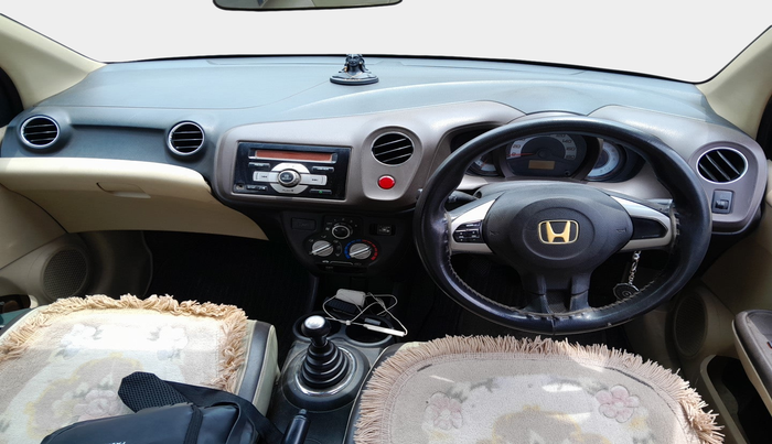 2012 Honda Brio V MT, Petrol, Manual, 1,04,728 km, interior