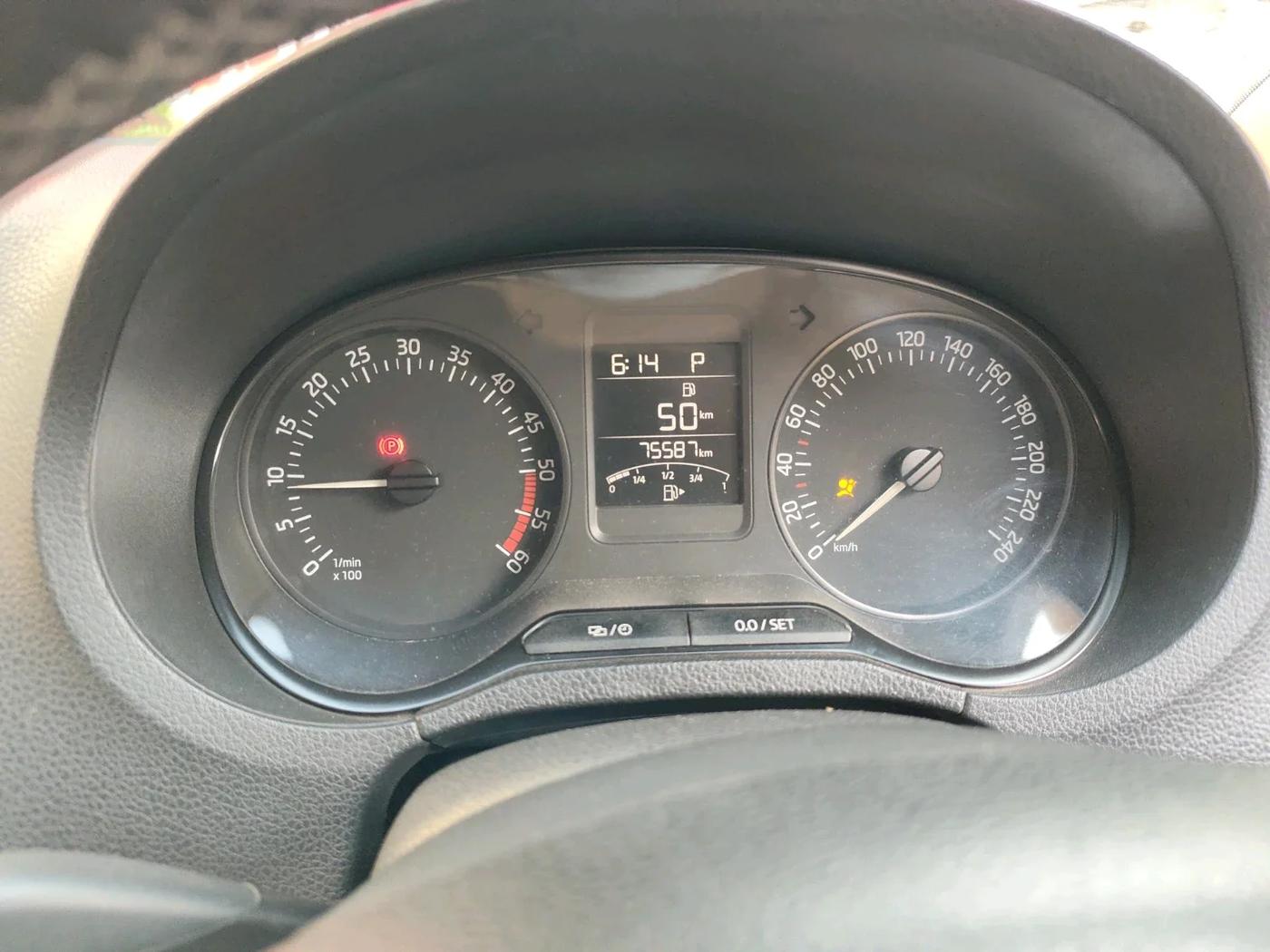 2017 Skoda Rapid STYLE 1.5 TDI AT, Diesel, Automatic, 75,587 km, interior