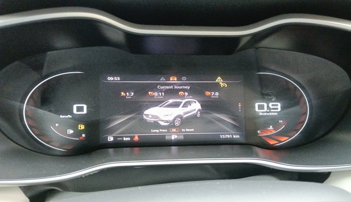 2023 MG ASTOR SHARP 1.5 CVT, Petrol, Automatic, 15,791 km, interior