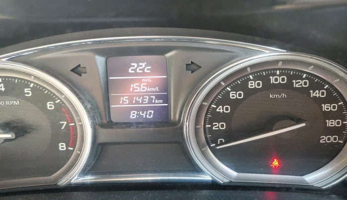 2017 Maruti Ciaz ALPHA 1.4 PETROL, Petrol, Manual, 1,51,437 km, interior