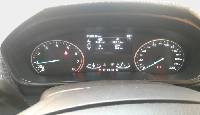 2019 Ford Ecosport TITANIUM + 1.5L PETROL AT, Petrol, Automatic, 63,808 km, interior