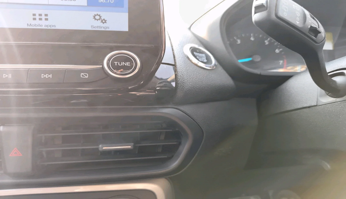 2018 Ford Ecosport TITANIUM + 1.5L PETROL AT, Petrol, Automatic, 49,066 km, interior