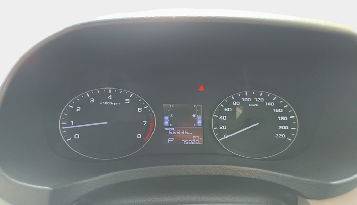 2016 Hyundai Creta SX PLUS AT 1.6 PETROL, Petrol, Automatic, 75,828 km, interior