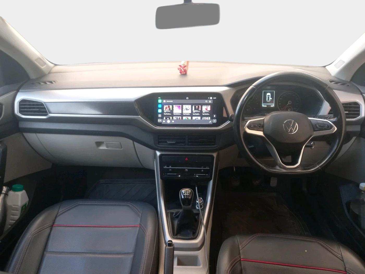 2022 Volkswagen TAIGUN HIGHLINE 1.0 TSI MT, Petrol, Manual, 1,85,866 km, interior