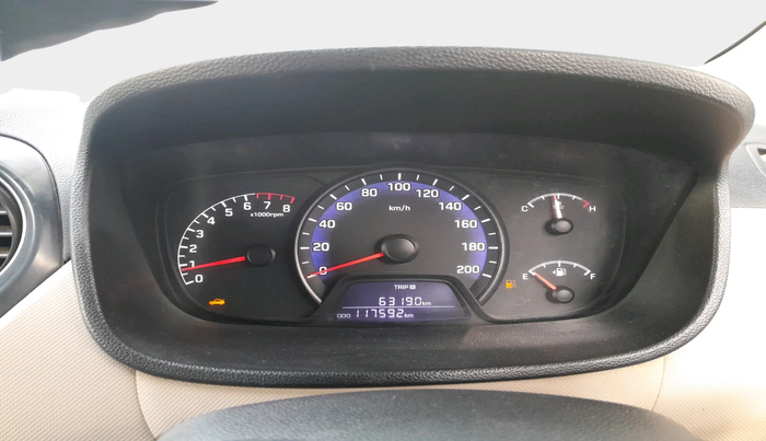 2018 Hyundai Xcent E+, Petrol, Manual, 1,17,592 km, interior