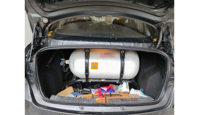 2022 Tata TIGOR XZ PLUS CNG, Petrol, Manual, 1,30,458 km, exterior