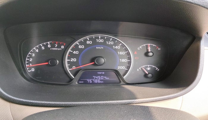 2017 Hyundai Grand i10 MAGNA 1.2 KAPPA VTVT, Petrol, Manual, 75,786 km, interior