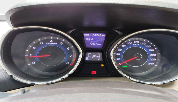 2013 Hyundai New Elantra 1.8 SX AT VTVT, Petrol, Automatic, 73,934 km, interior