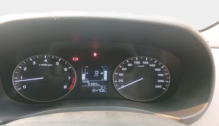 2017 Hyundai Creta E PLUS 1.6 PETROL, Petrol, Manual, 1,04,708 km, interior