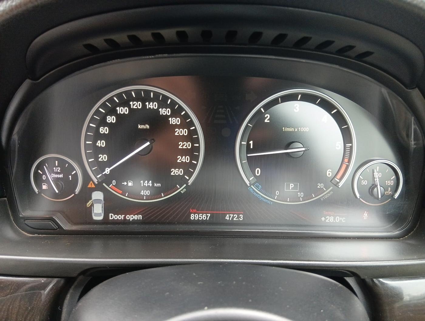 2012 BMW 5 Series 530D 3.0, Diesel, Automatic, 89,567 km, interior
