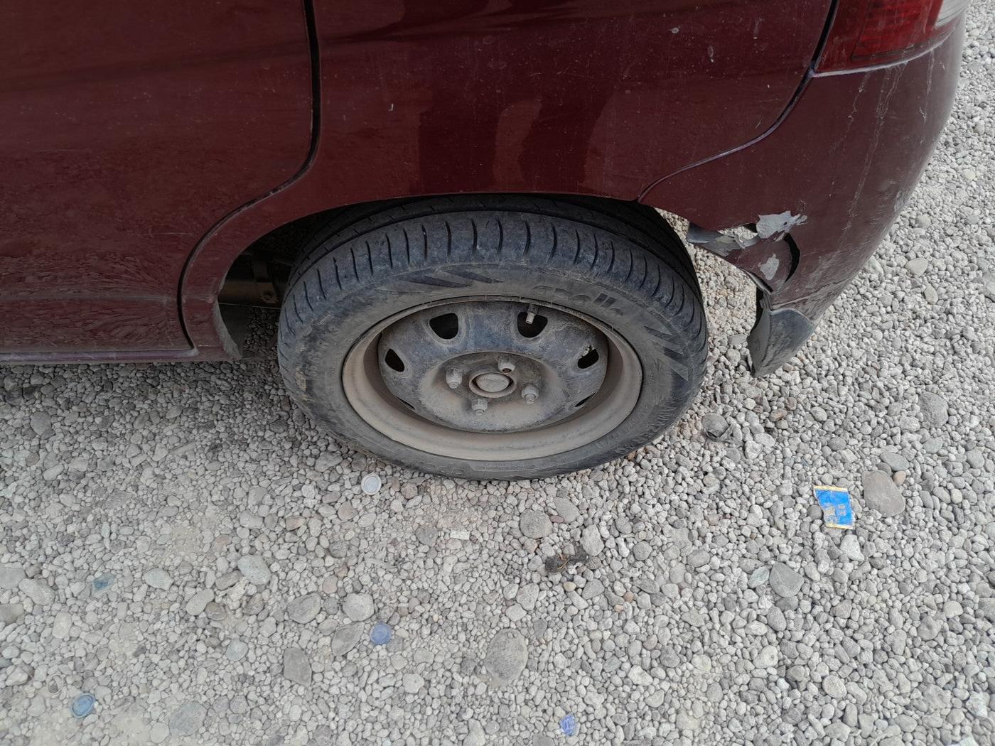 2012 Maruti Alto K10 LXI, Petrol, Manual, 85,715 km, tyre