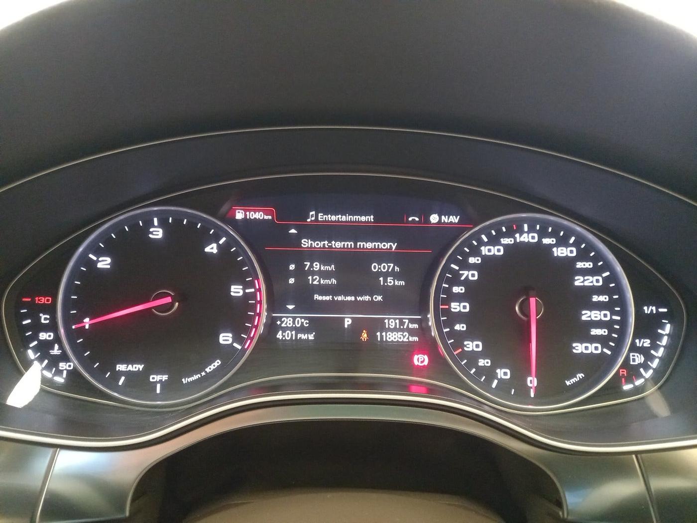 2018 Audi A6 35 TDI S LINE, Diesel, Automatic, 1,18,852 km, interior