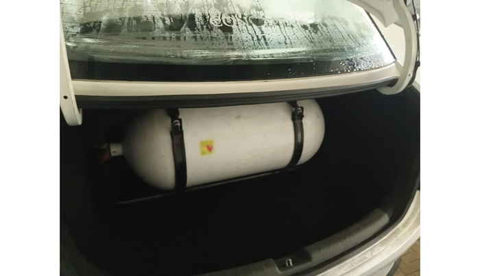 2022 Hyundai AURA S 1.2 CNG, Petrol, Manual, 1,19,370 km, exterior