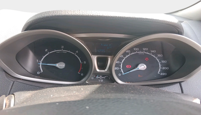 2013 Ford Ecosport TITANIUM 1.5L DIESEL, Diesel, Manual, 1,54,295 km, interior