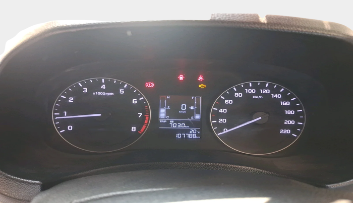 2018 Hyundai Creta SX 1.6 PETROL, Petrol, Manual, 1,07,788 km, interior