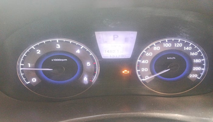 2012 Hyundai Verna FLUIDIC 1.6 CRDI SX AT, Diesel, Automatic, 1,31,790 km, interior