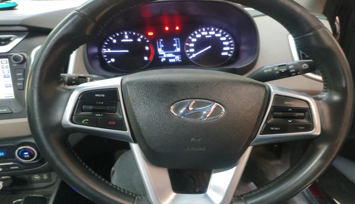 2017 Hyundai Creta SX PLUS AT 1.6 DIESEL, Diesel, Automatic, 99,917 km, interior