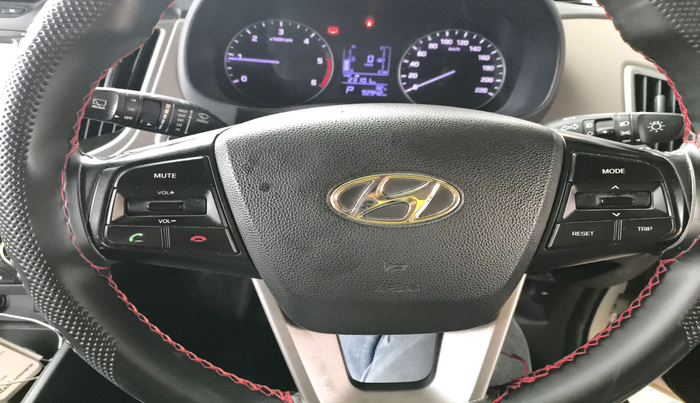 2017 Hyundai Creta SX PLUS AT 1.6 DIESEL, Diesel, Automatic, 92,942 km, interior