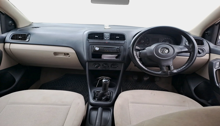 2011 Volkswagen Polo TRENDLINE 1.2L PETROL, Petrol, Manual, 1,10,379 km, interior