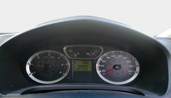 2012 Ford Fiesta ZXI 1.4 DIESEL, Diesel, Manual, 2,51,312 km, interior