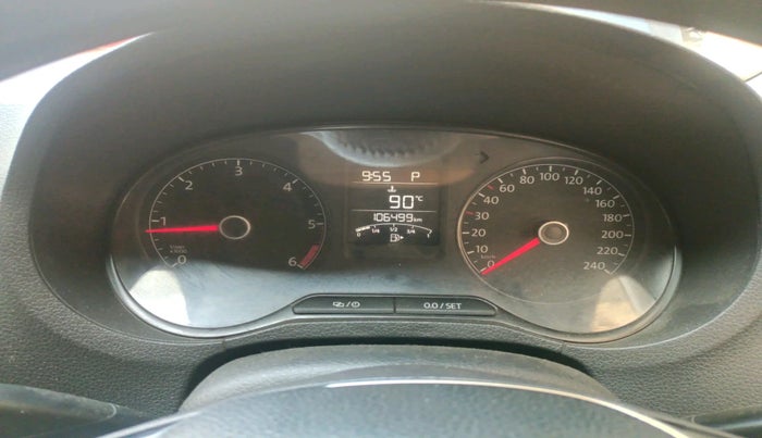 2017 Volkswagen Ameo HIGHLINE PLUS 1.5L AT 16 ALLOY, Diesel, Automatic, 1,06,499 km, interior