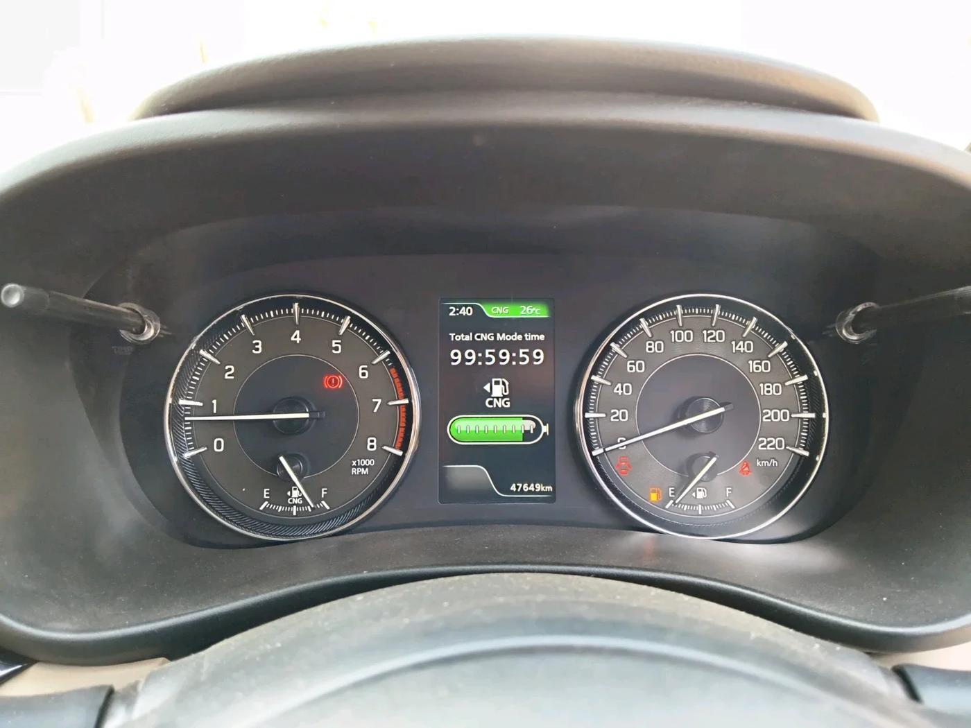 2023 Toyota Glanza G E-CNG, CNG, Manual, 47,649 km, interior
