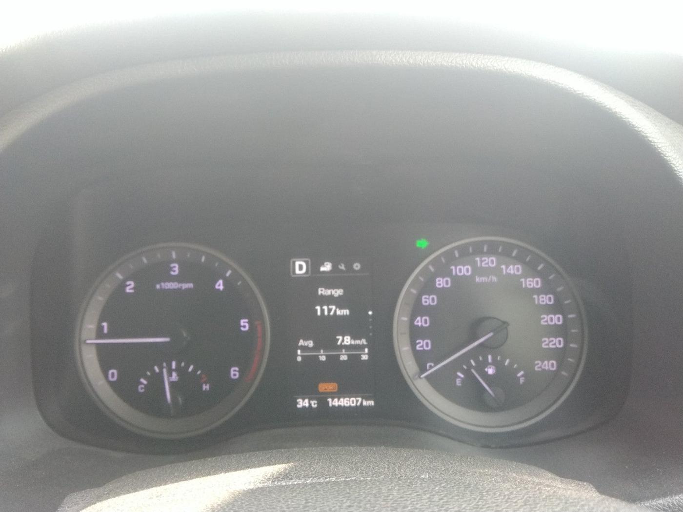 2018 Hyundai Tucson GLS 4WD AT DIESEL, Diesel, Automatic, 1,44,607 km, interior