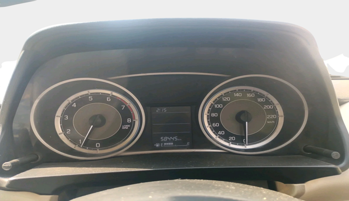 2017 Maruti Dzire VXI, Petrol, Manual, 58,445 km, interior