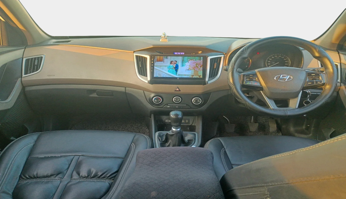2016 Hyundai Creta E PLUS 1.6 PETROL, Petrol, Manual, 1,28,227 km, interior