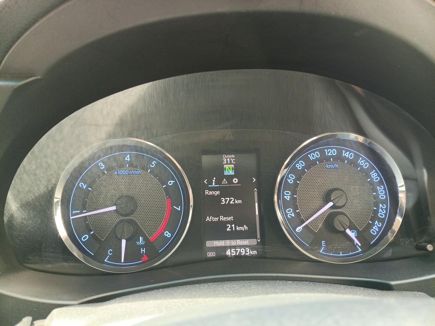 2016 Toyota Corolla Altis G CVT PETROL, Petrol, Automatic, 45,793 km, interior