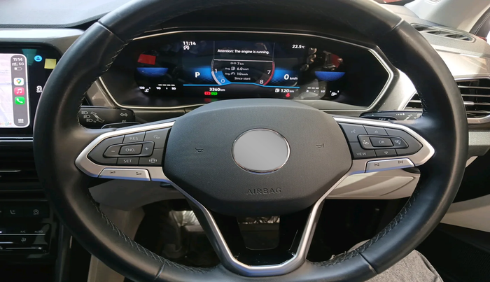 2023 Volkswagen TAIGUN TOPLINE 1.0 TSI AT, Petrol, Automatic, 3,360 km, interior