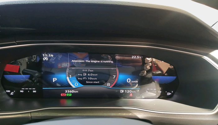 2023 Volkswagen TAIGUN TOPLINE 1.0 TSI AT, Petrol, Automatic, 3,360 km, interior