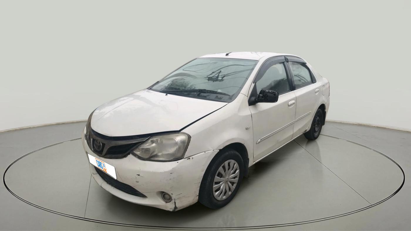 2012 Toyota Etios G, CNG, Manual, 2,47,046 km, exterior
