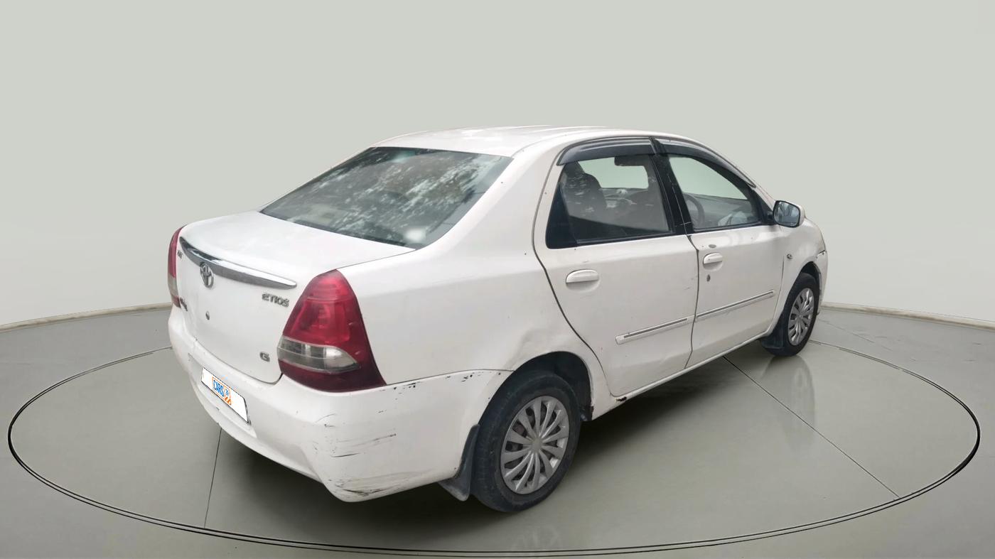 2012 Toyota Etios G, CNG, Manual, 2,47,046 km, exterior