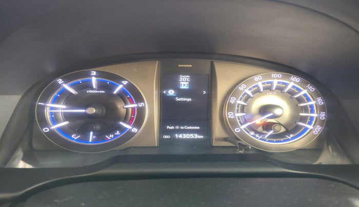 2020 Toyota Innova Crysta 2.4 ZX AT 7 STR, Diesel, Automatic, 1,43,053 km, interior