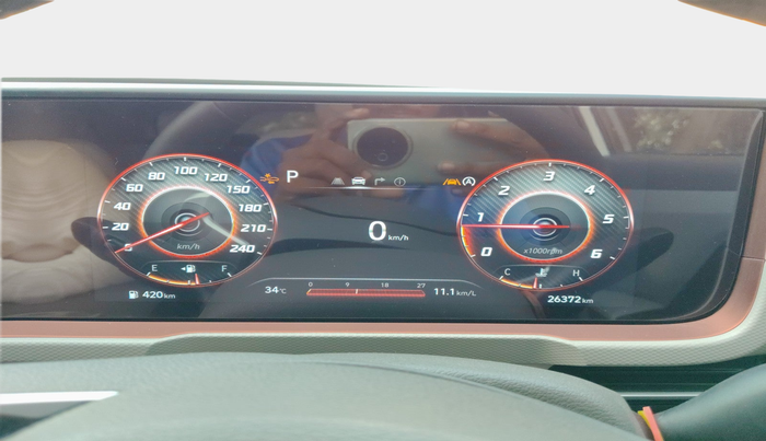 2024 Hyundai Creta SX (O) 1.5 DIESEL AT, Diesel, Automatic, 26,372 km, interior