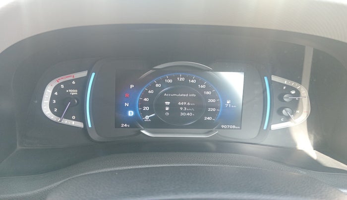 2020 Hyundai Creta SX (O) AT 1.5 DIESEL, Diesel, Automatic, 90,708 km, interior