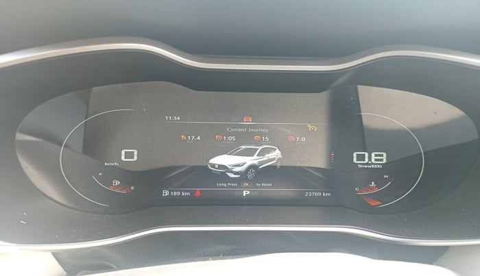 2021 MG ASTOR SHARP 1.5 CVT, Petrol, Automatic, 23,769 km, interior