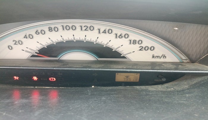 2011 Toyota Etios G, Petrol, Manual, 79,519 km, interior