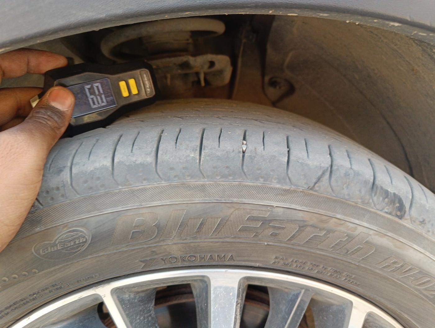 2021 Hyundai Tucson GLS 2WD AT DIESEL, Diesel, Automatic, 97,188 km, tyre