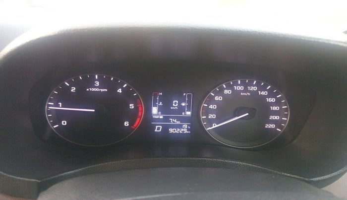 2015 Hyundai Creta SX PLUS AT 1.6 DIESEL, Diesel, Automatic, 90,229 km, interior