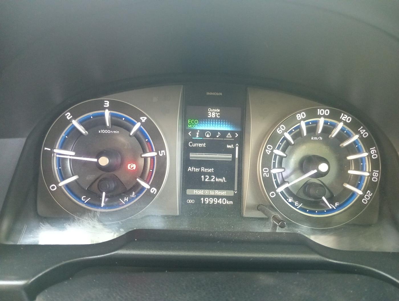 2018 Toyota Innova Crysta 2.4 VX 8 STR, Diesel, Manual, 1,99,940 km, interior