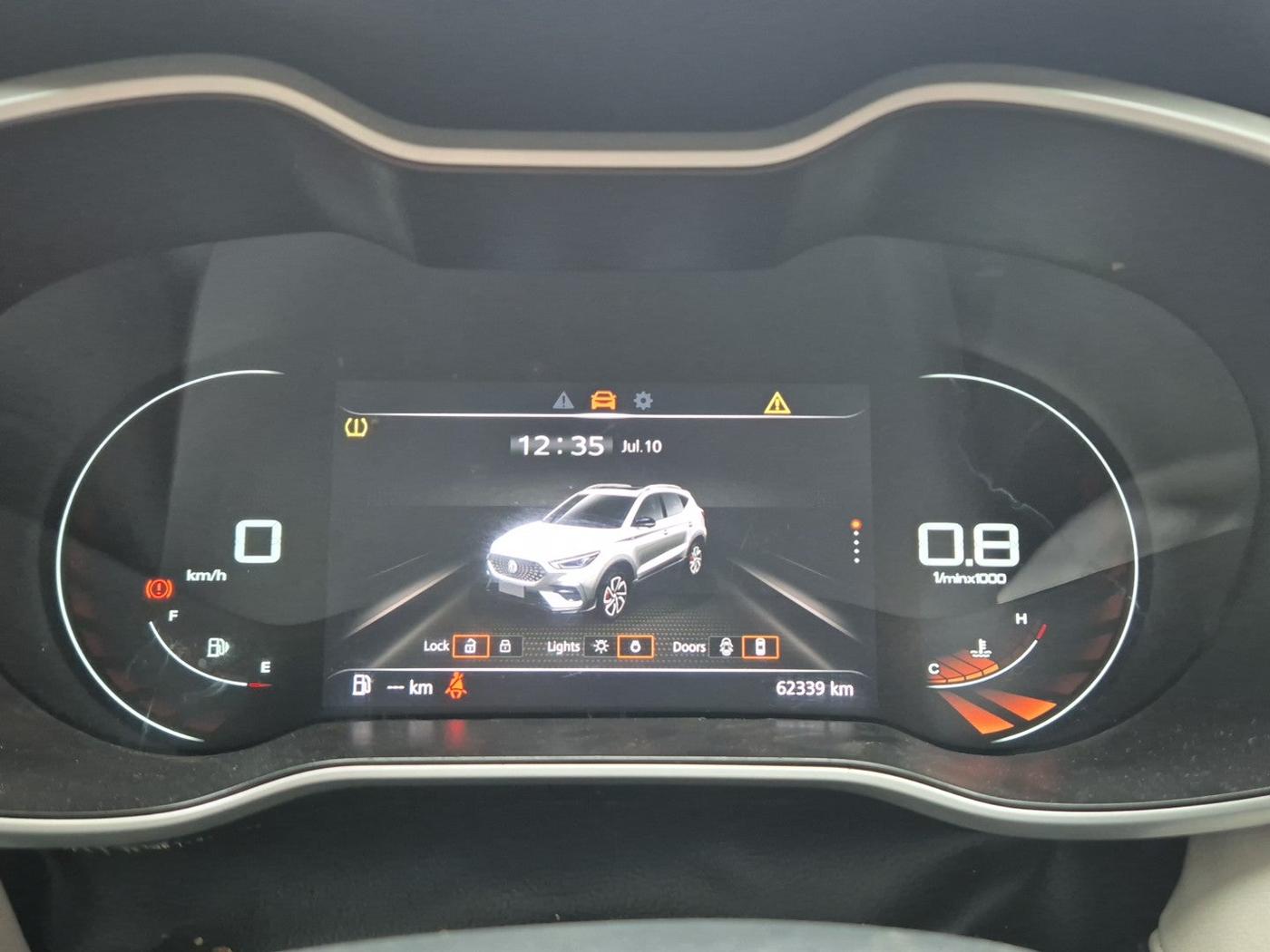 2022 MG ASTOR SHARP 1.5 MT, Petrol, Manual, 62,339 km, interior