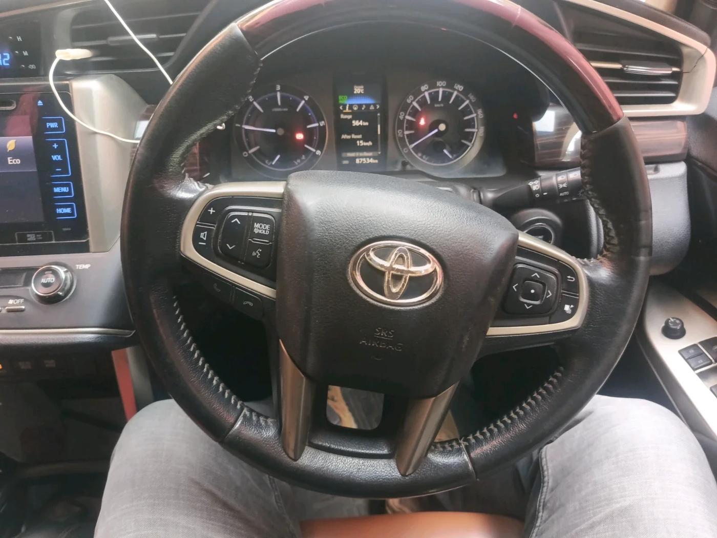 2018 Toyota Innova Crysta 2.4 VX 7 STR, Diesel, Manual, 87,534 km, interior