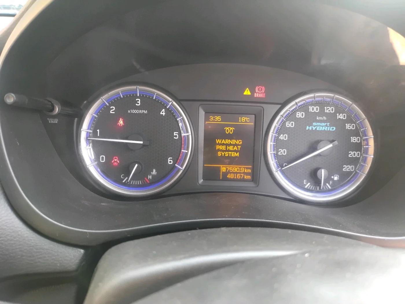 2017 Maruti S Cross ALPHA 1.3, Diesel, Manual, 48,167 km, interior