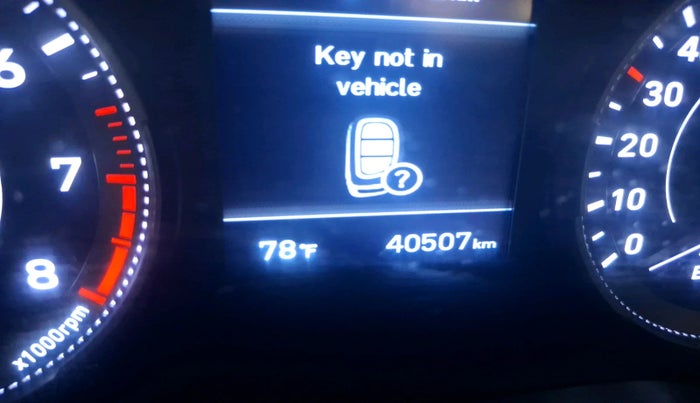 2019 Hyundai VENUE SX 1.0 (O) TURBO, Petrol, Manual, 40,507 km, interior